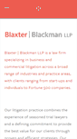 Mobile Screenshot of blaxterlaw.com